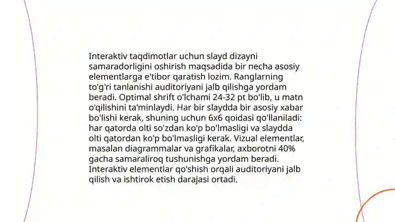 Ms Power Pointda o’rgatuvchi-interaktiv taqdimotlar yaratish 4