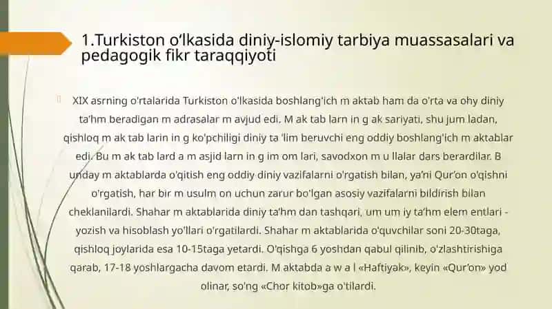 19asrning ikkinchi yarmi va 20 asr boshlarida taʼlim va pedogogik fikrlar 4