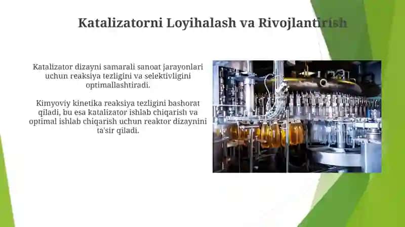 Kimyoviy Kinetika: Sanoat Jarayonlarining Asoslari 4