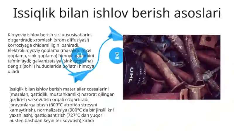 Metallarga termik va kimyoviy ishlov berish 4