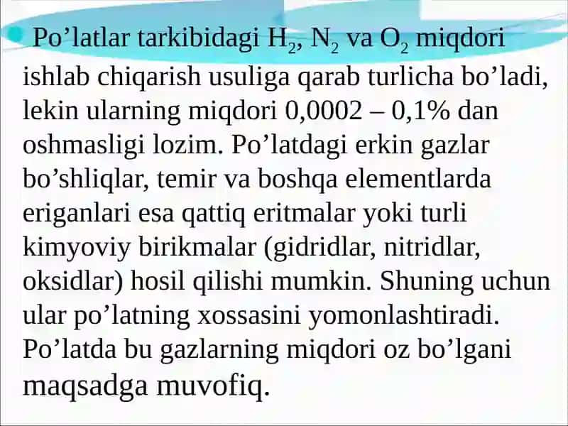 Uglerodli po’latlar 4