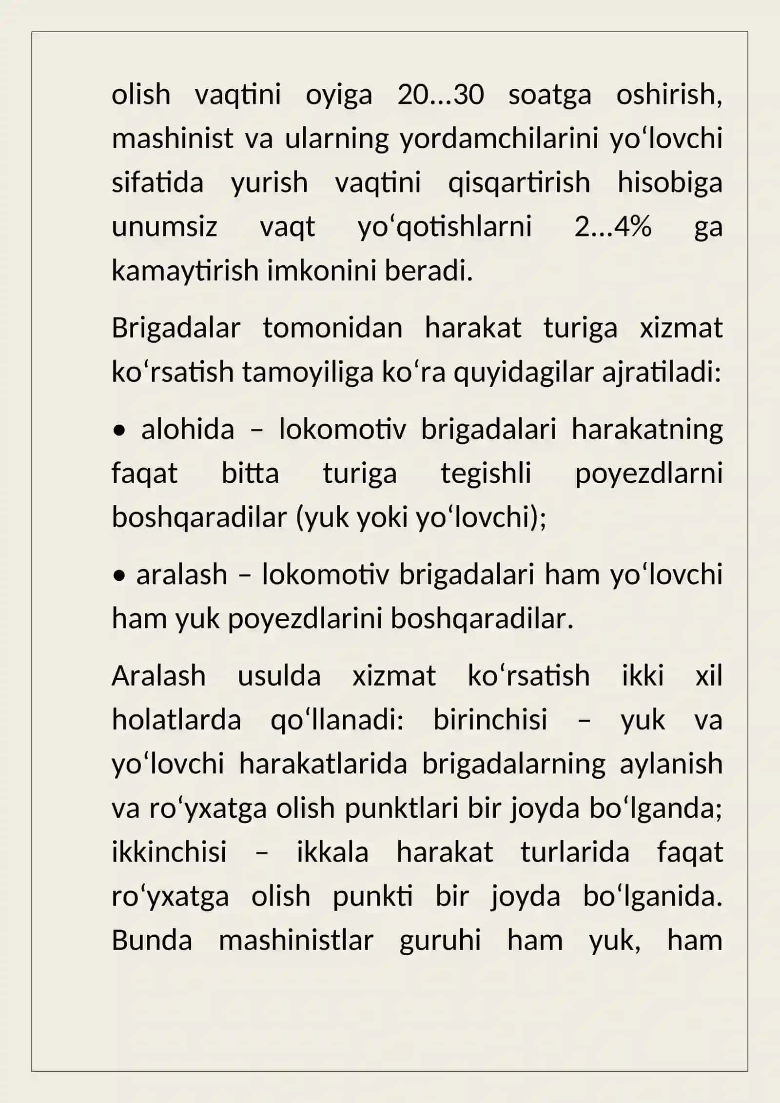Lokomotiv foydalanish boshqarish fanidan Taqdimot ishi 4