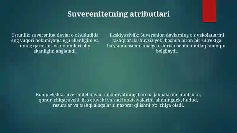 Davlat Suvereniteti Tushunchasi Va Mohiyati 4