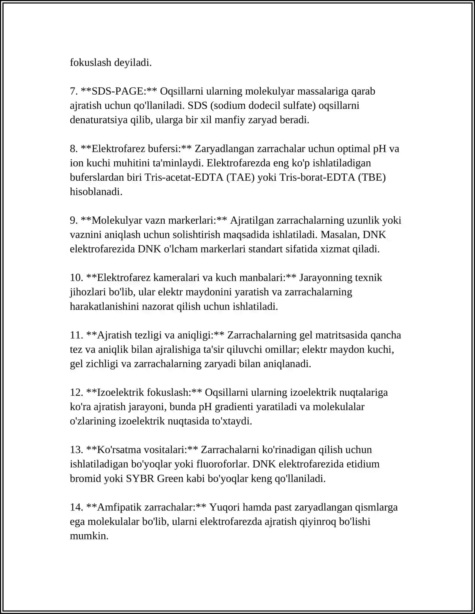 ELEKTROFAREZ USULI VA UNGA TASIR ETUVCHI OMILLAR 4
