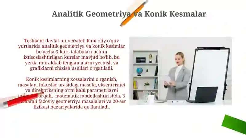Kasbiy malaka va konus kesmalar 4