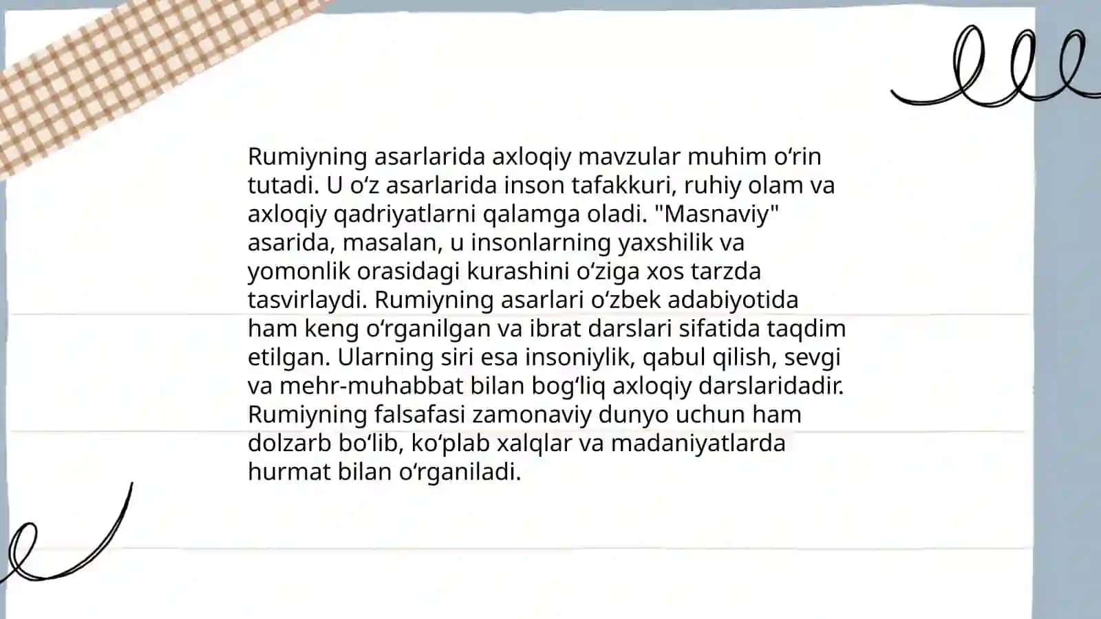 Jaloliddin Rumiyning ovchi va lochin rivoyati 4