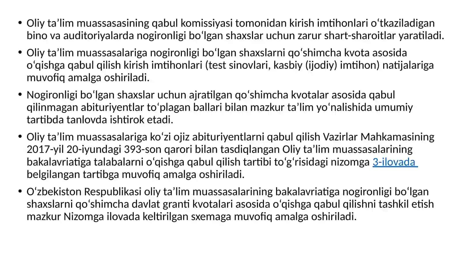 O‘rta maxsus, kasb-hunarga yo`naltirish va oliy o‘quv yurtlarida inklyuziv ta’lim 4