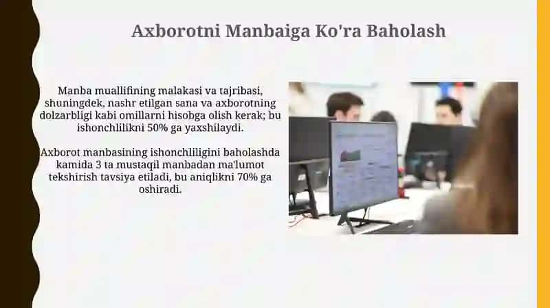 Axborotni Filtrlash va Tekshirish Ko'nikmalarini Rivojlantirish 4