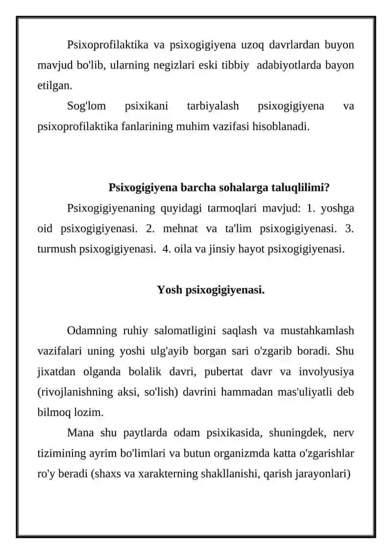 Psixogigiyena va psixoprofilaktika 4