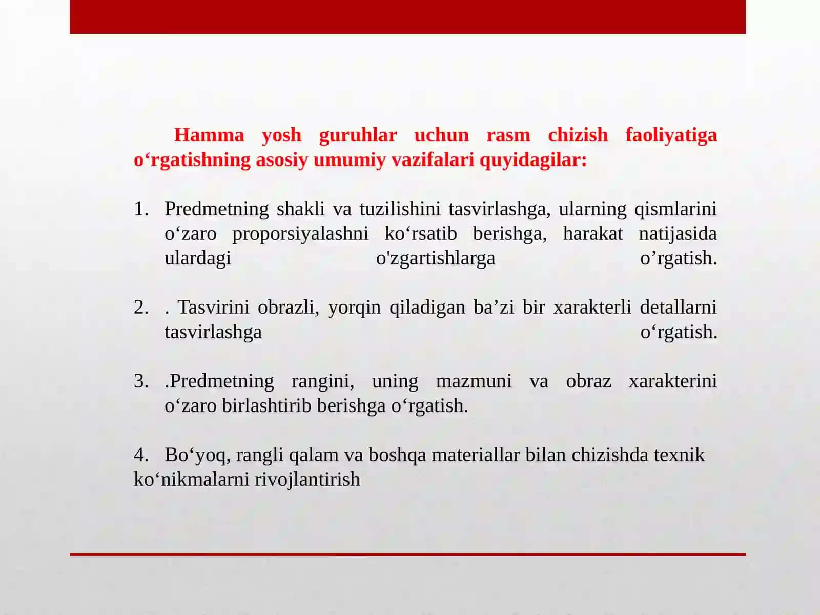 KICHIK GURUH BOLALARINI RASM CHIZISHGA O’RGATISH 4