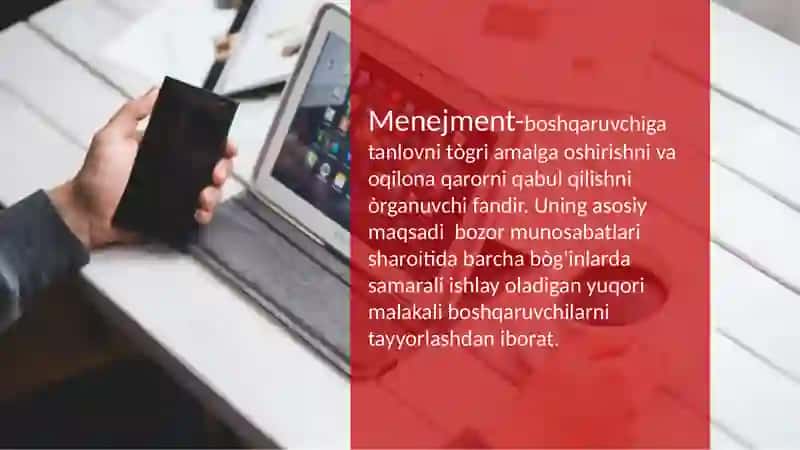 Menejmentning qonuniyatlari va tamoyillari 4