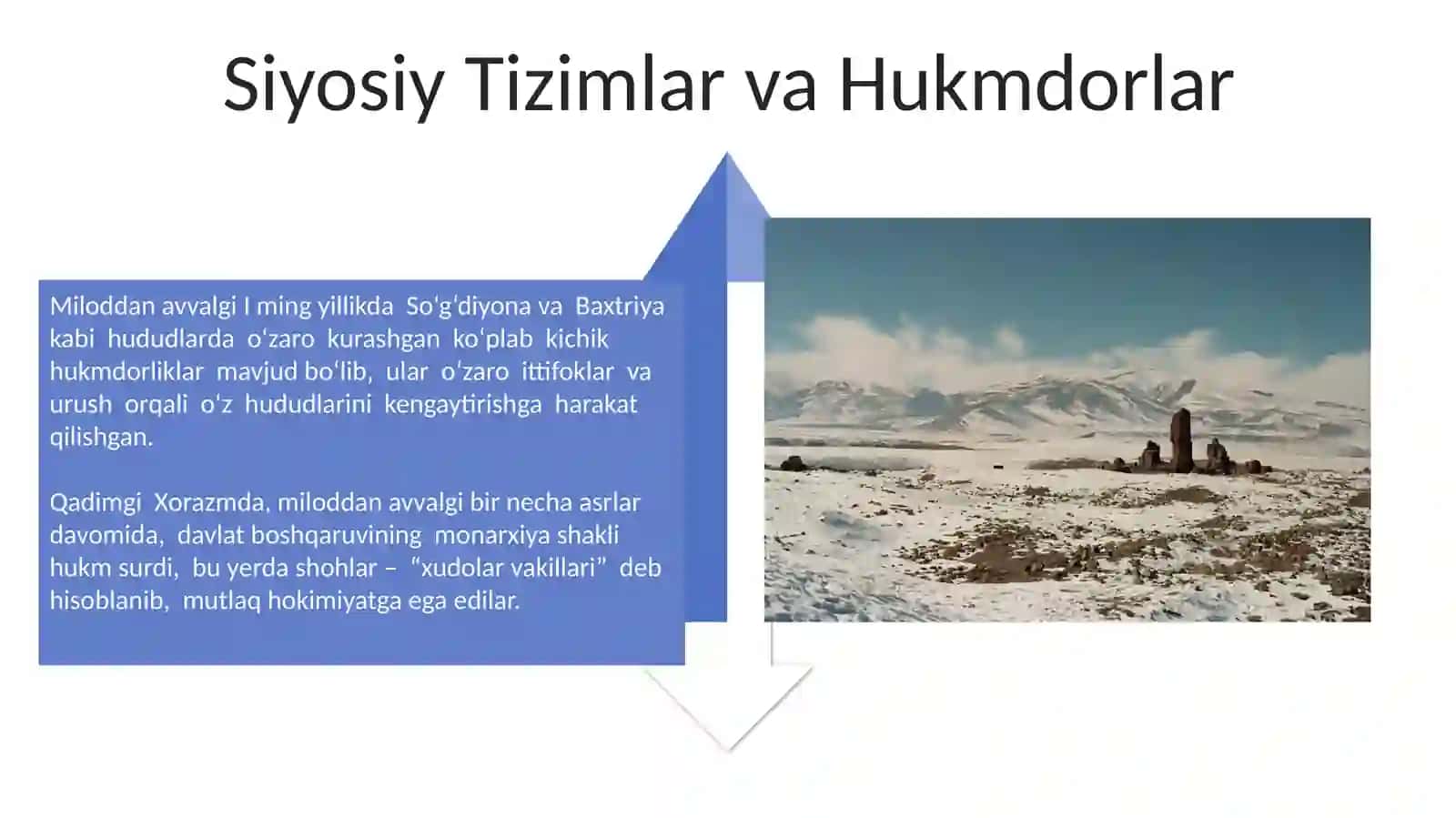 Markaziy Osiyo hududidagi ilk davlat uyushmalari 4