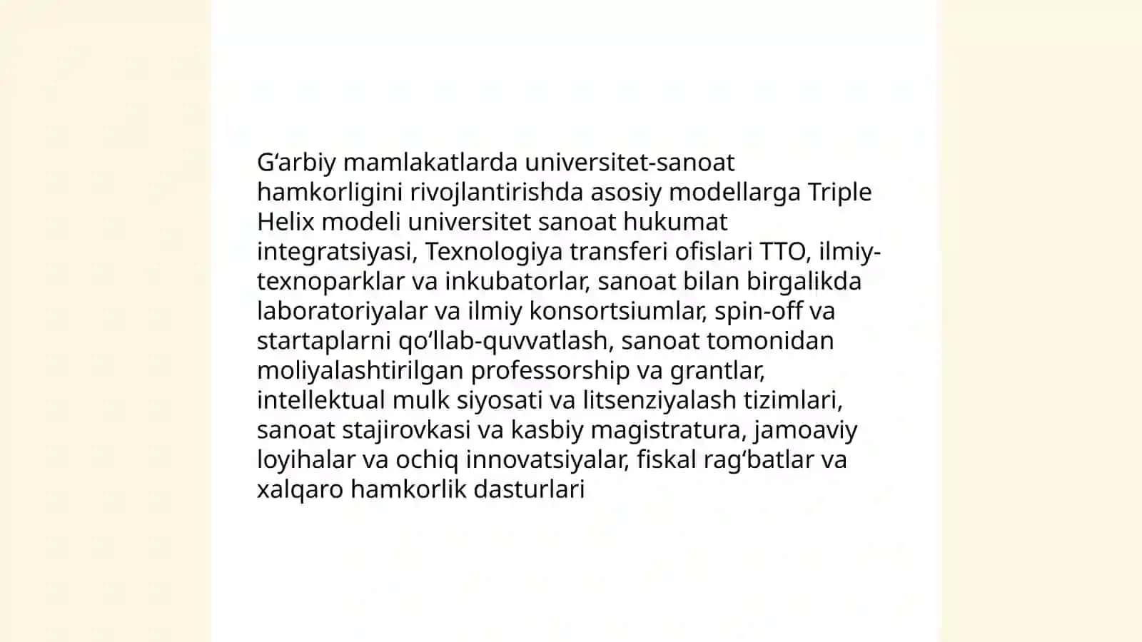 İnnovatsion menejmentni rivojlantirishda xorijiy tajribalardan foydalanish 4