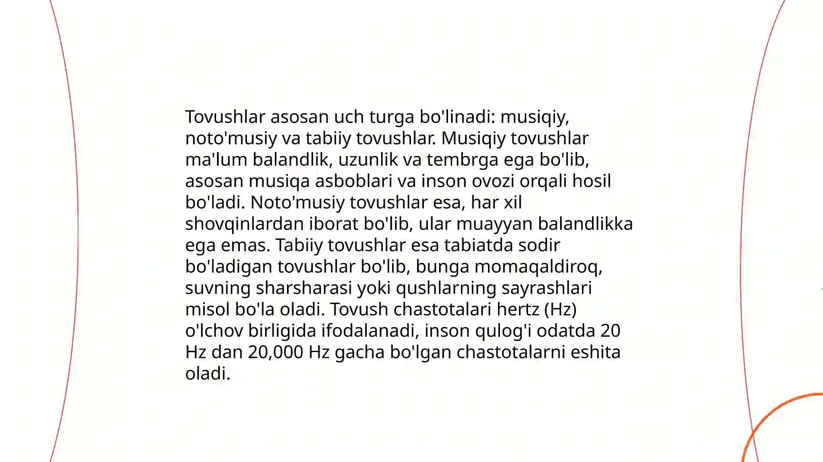 Fonetika. Tovush turlari.Bòg'in turlari. Urg'u.Fonetik hodisalar 4