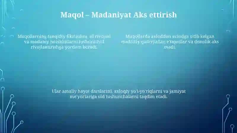 Qadimgi pandnomalarning talim tarbiyaviy ahmiyati 4