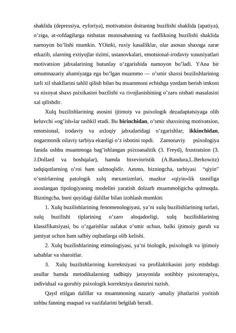 Хulqi оg’ishgan bоlаlаr psiхоlоgiyasi 4