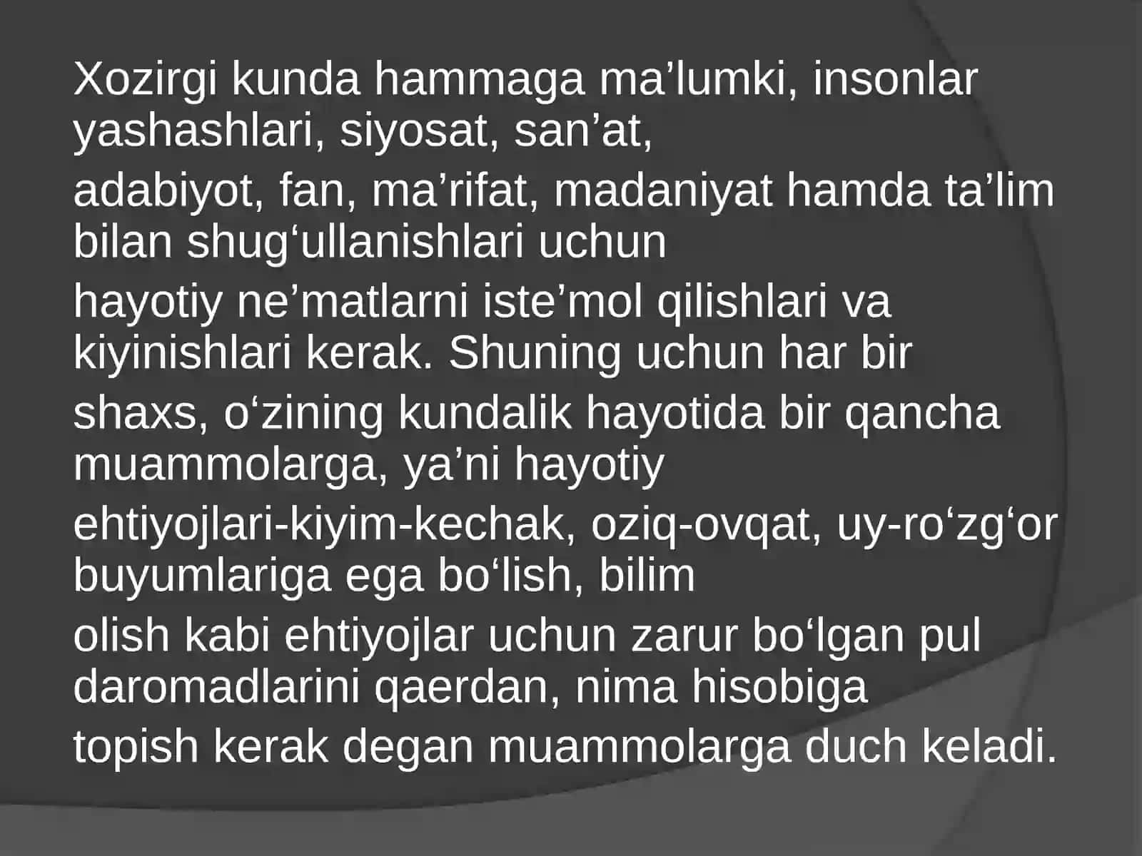 Iqtisodiyot nazariyasi fanining predmeti va bilish uslublari 4