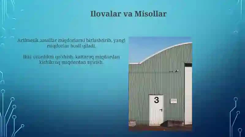 Arifmetikaning Asoslari: Operatsiyalar va Ularning Ta'riflari 4
