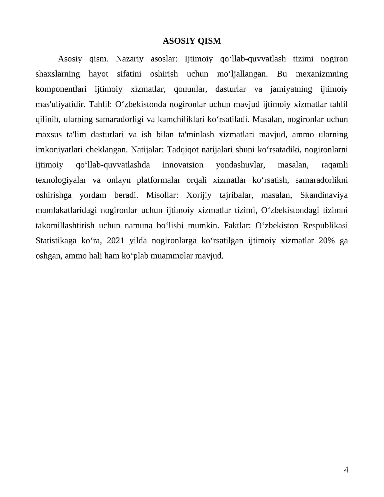 Nogironligi bo‘lgan shaxslarni ijtimoiy qo‘llab-quvvatlash mexanizmlari 4