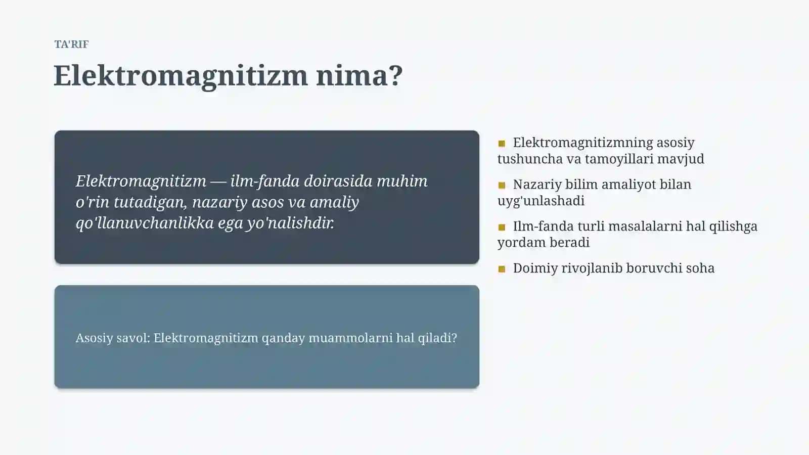 Elektromagnitizm 4