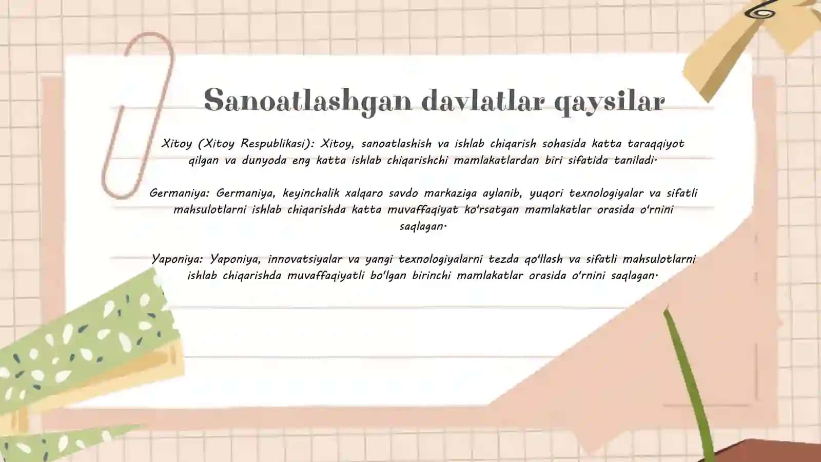 Sanoatlashgan davlatlarning iqtisodiy talimotlari 4