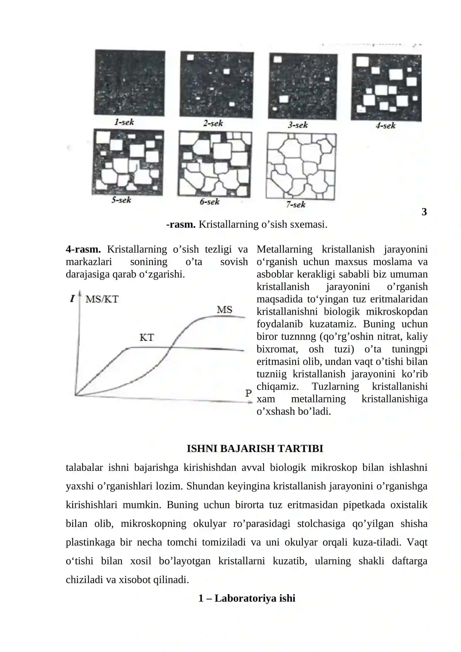 metalllar, kristallanish 4