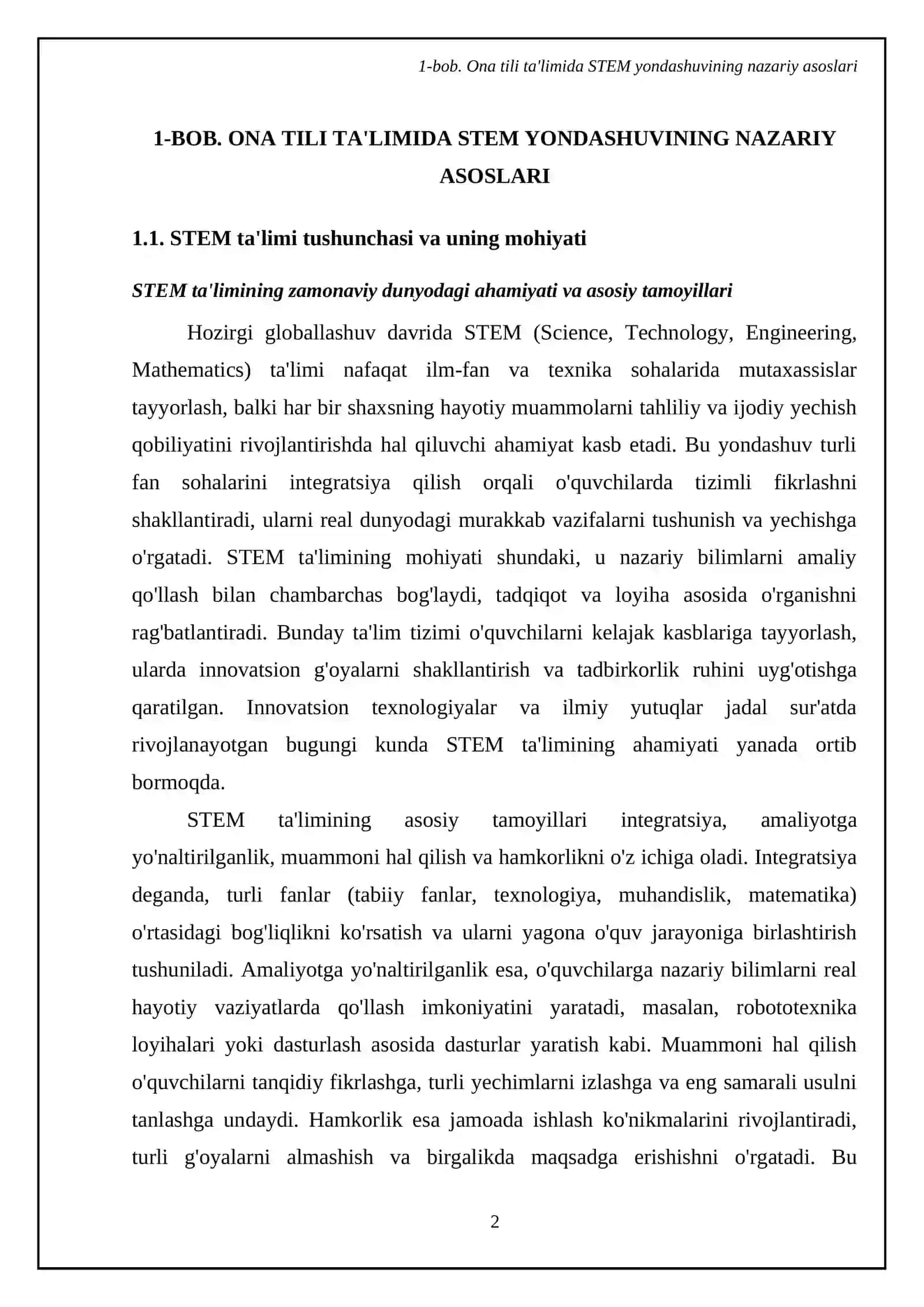 Ona tili darslarida STEM yondashuv elementlarini joriy etish imkoniyatlari 4