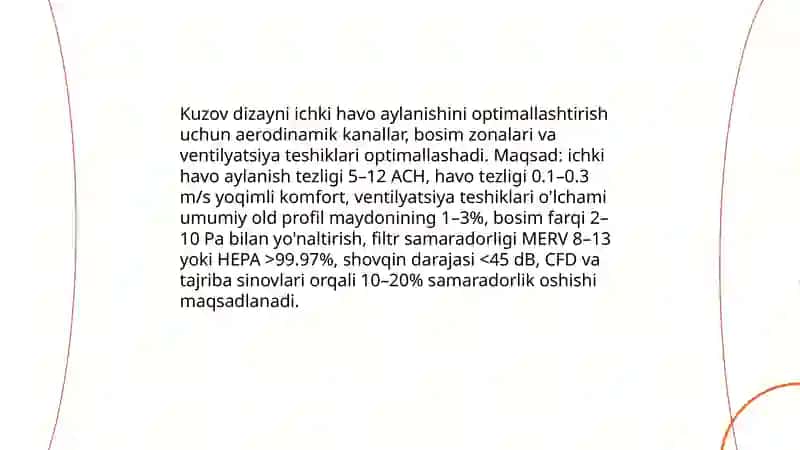 Kuzovlar va ularni shamollatish 4
