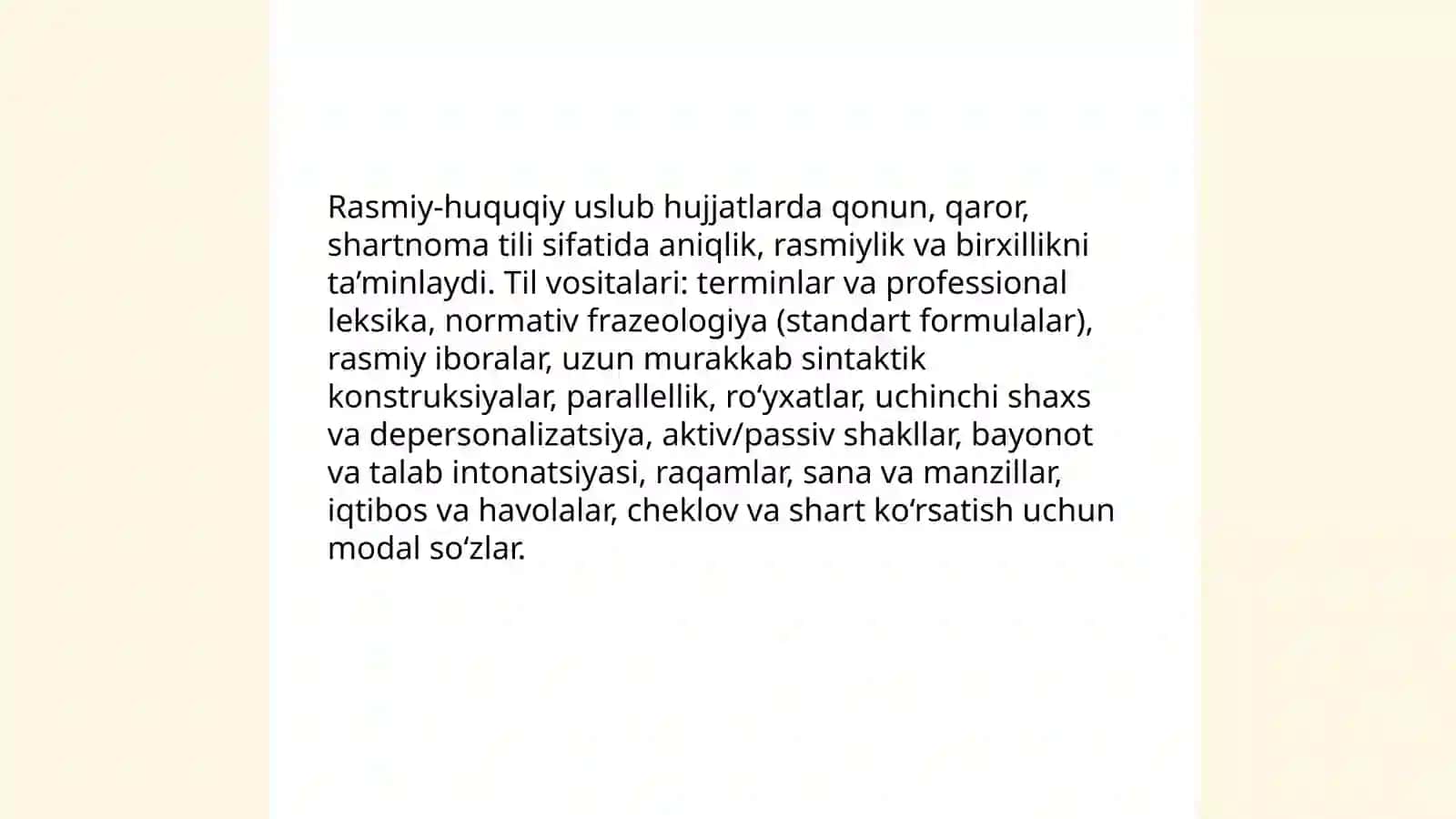 Tilning uslubiy ko‘rinishlari 4