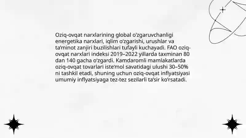 Jahon iqtisodiyotida oziq-ovqat muammosi 4