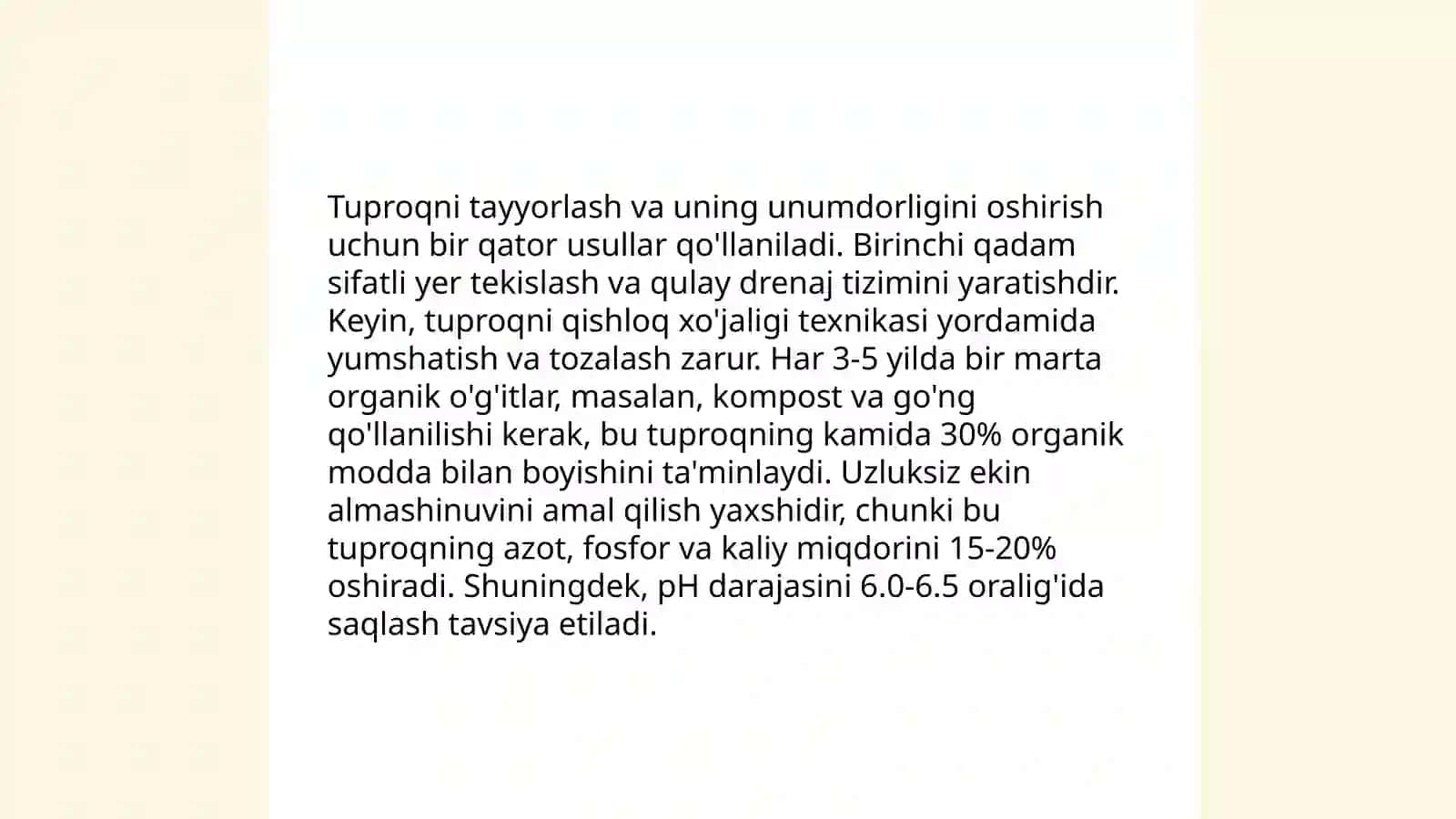 Bozulbang o'simligining yetishtirish texnologiyasi 4