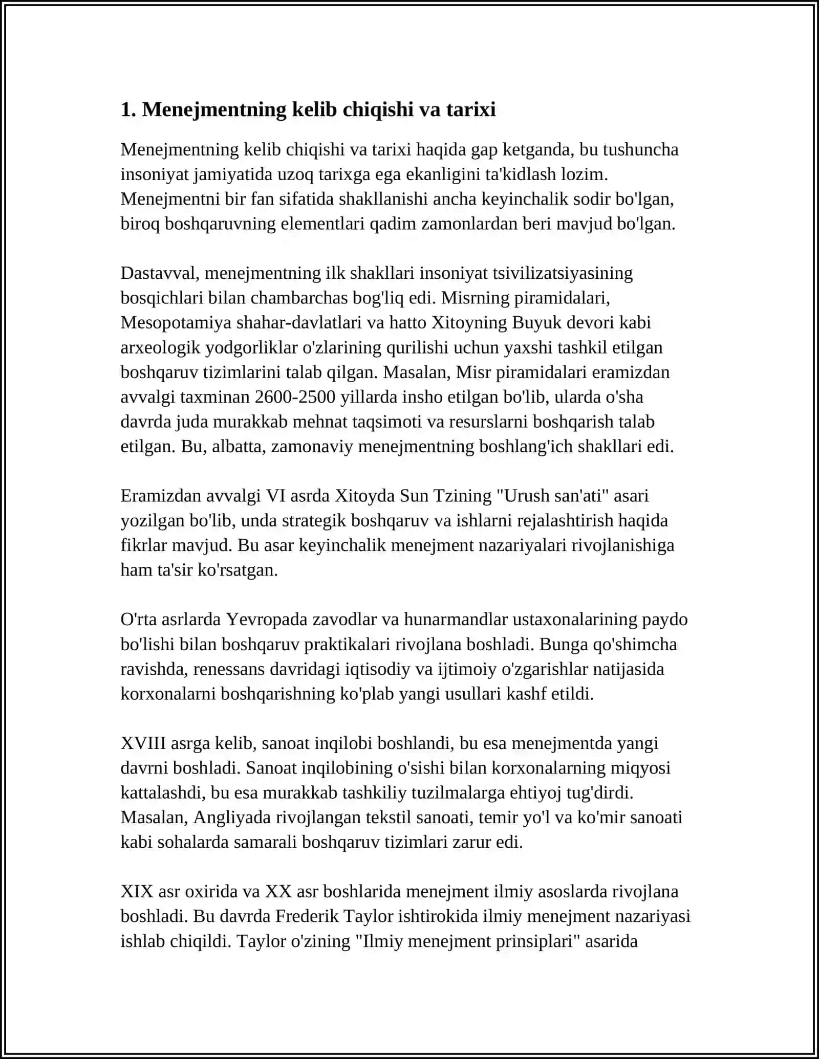 MENEJMENTNING FAN SIFATIDA RIVOJLANISH EVOLYUTSIYASI 4