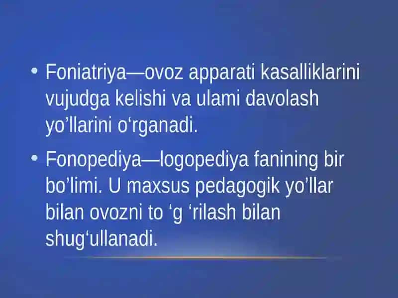Ovoz buzilishlari.Uning sabablari va mexanizmi 4