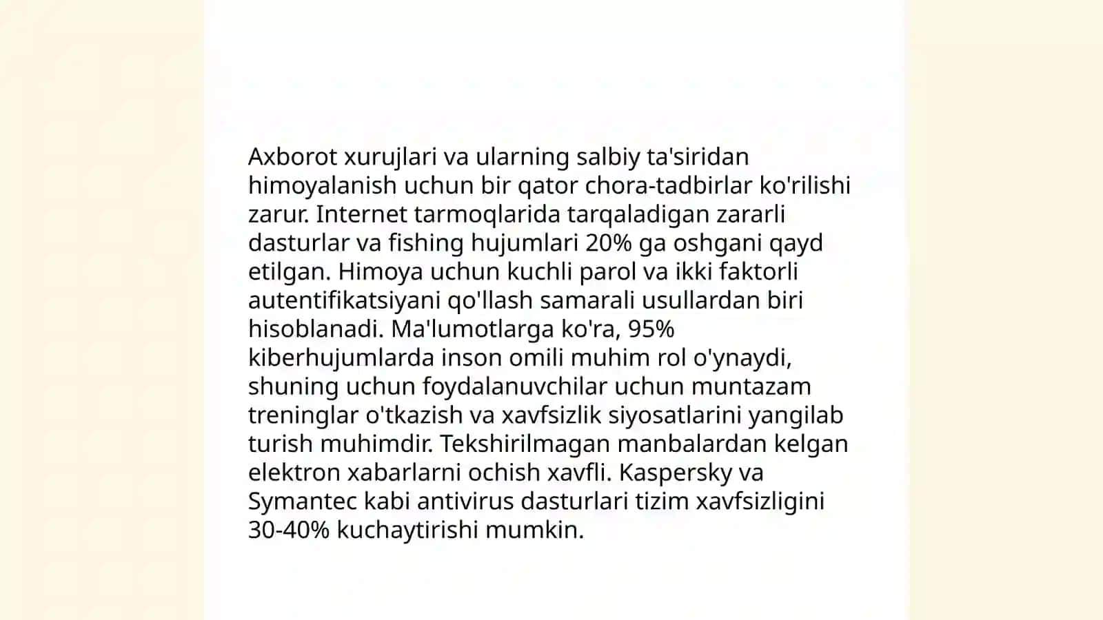 Axborot Matnlari Bilan ishlash va Media Madaniyati 4