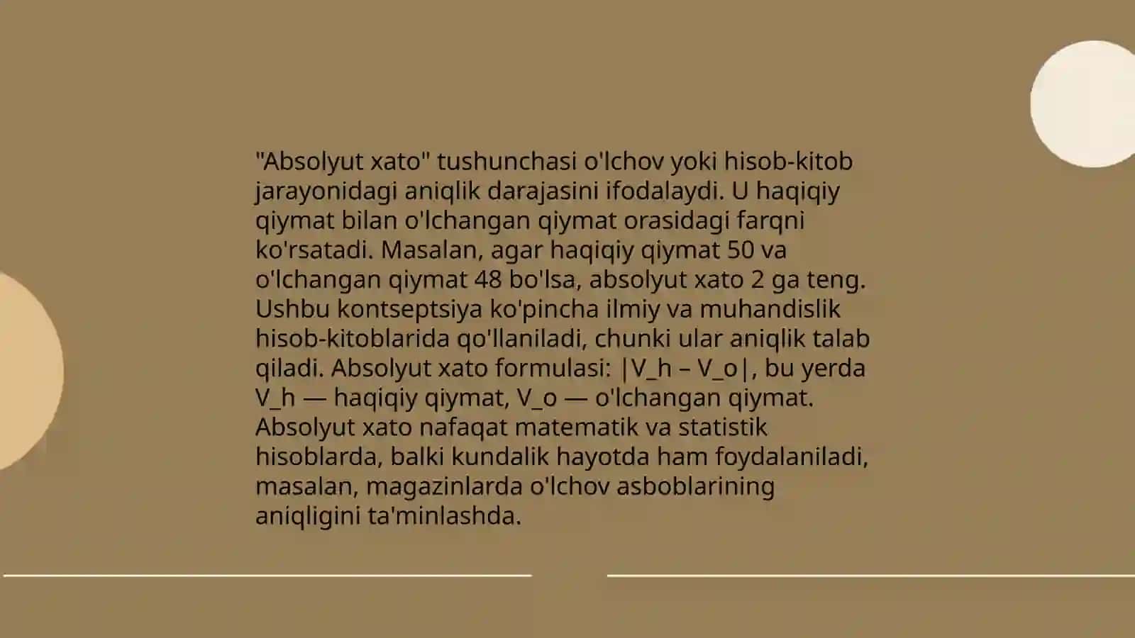 Taqribiy hisobning asoslari 4