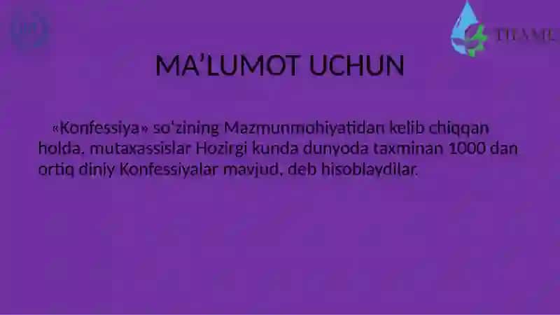 DUNYO DINLARI TARIXI 4