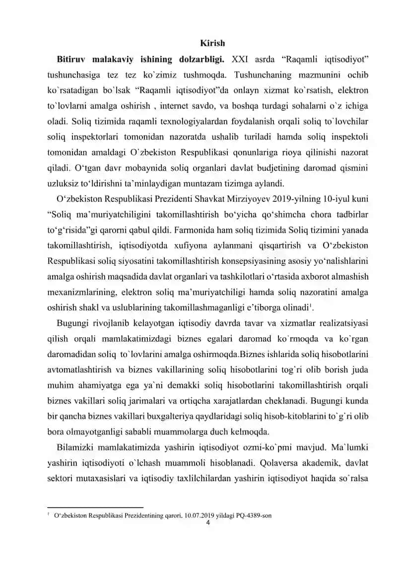 Xususiy sektor korxonalarida soliqlar hisobi va uni takomillashtirish yo‘nalishlari 4