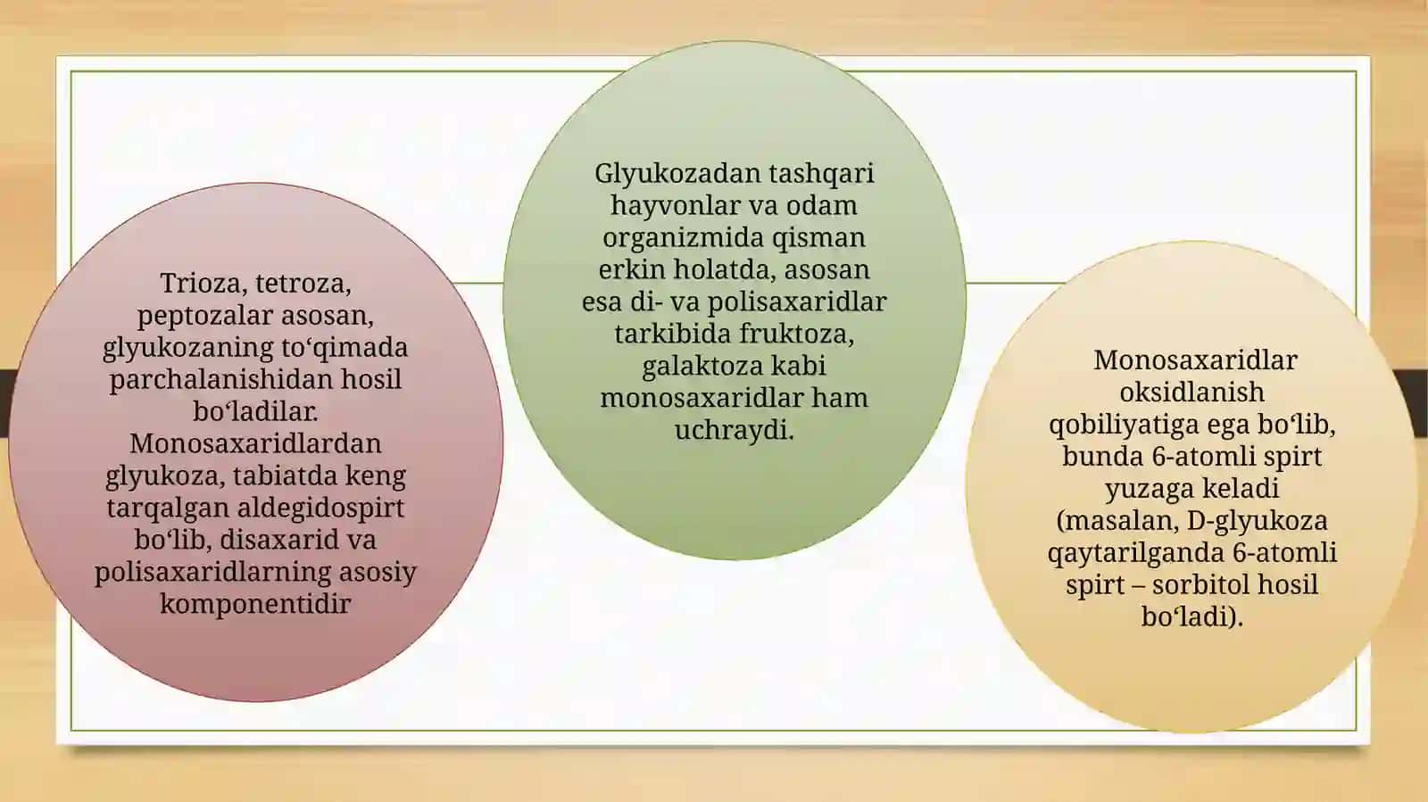 Uglevodlar almashinuvi va funksiyalari 4