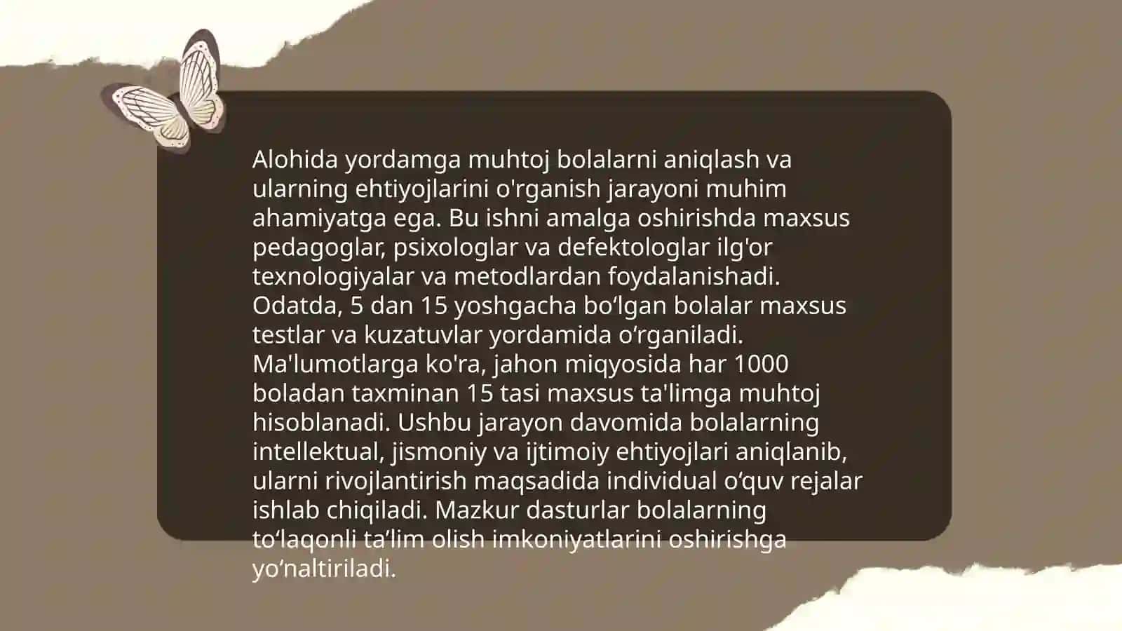 Inklyuziv taʼlim. Gospital pedagogika 4