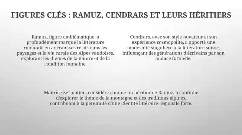 LalittératureFrancophone de Suisse 4