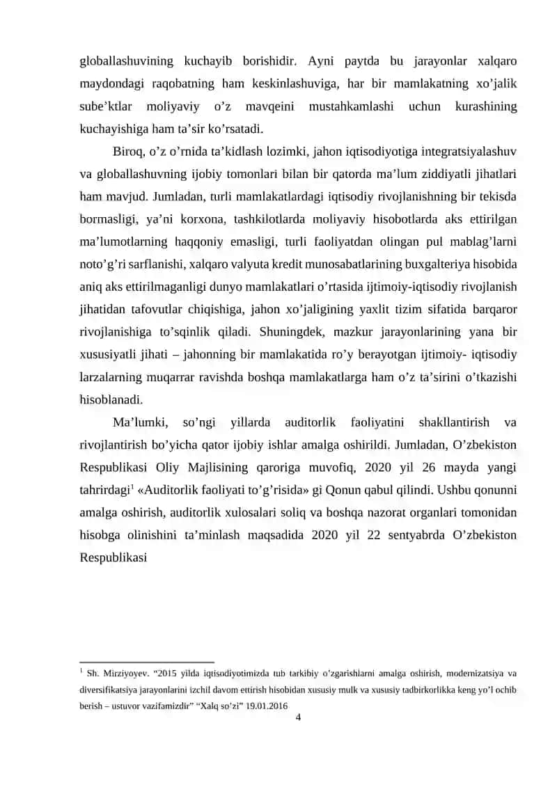 Auditorlik nazorati amalga oshirish mexanizmi 4