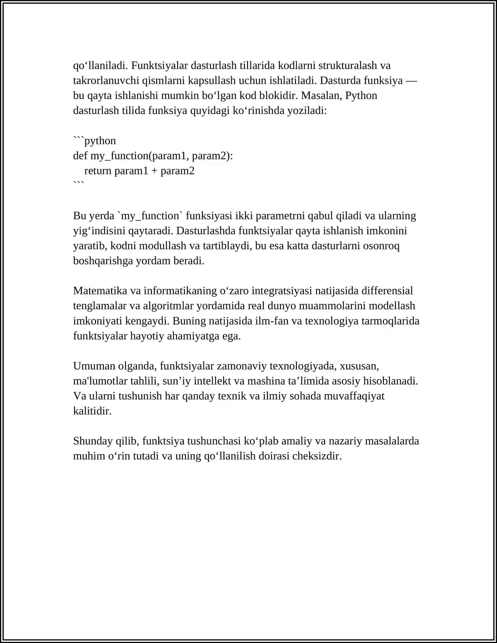 FUNKSIYA TUSHUNCHASI.FUNKSIYA ORGEMENT OYNASI 4