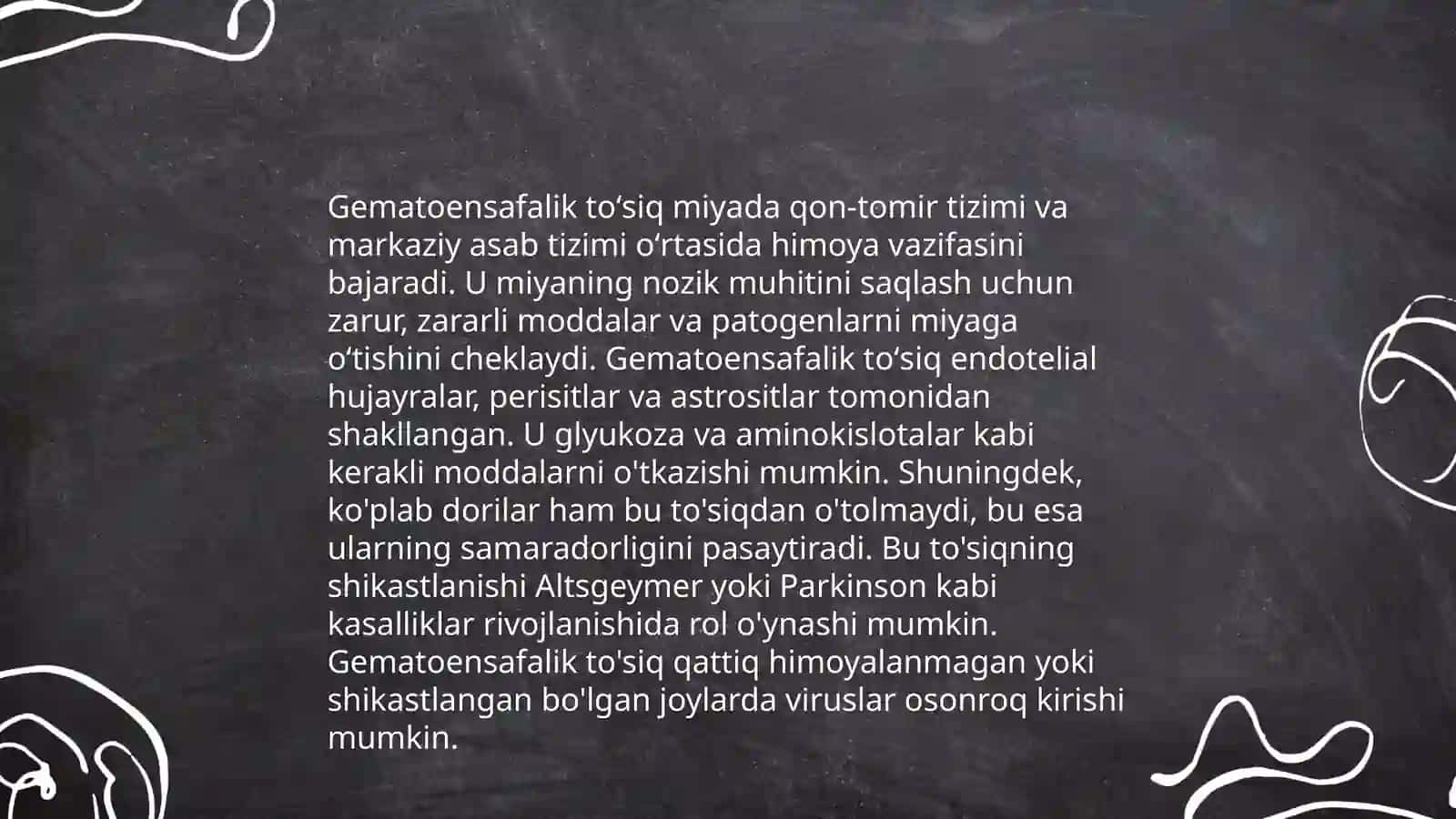 Gematoensafalik toʻsiq gistalogiyasi 4