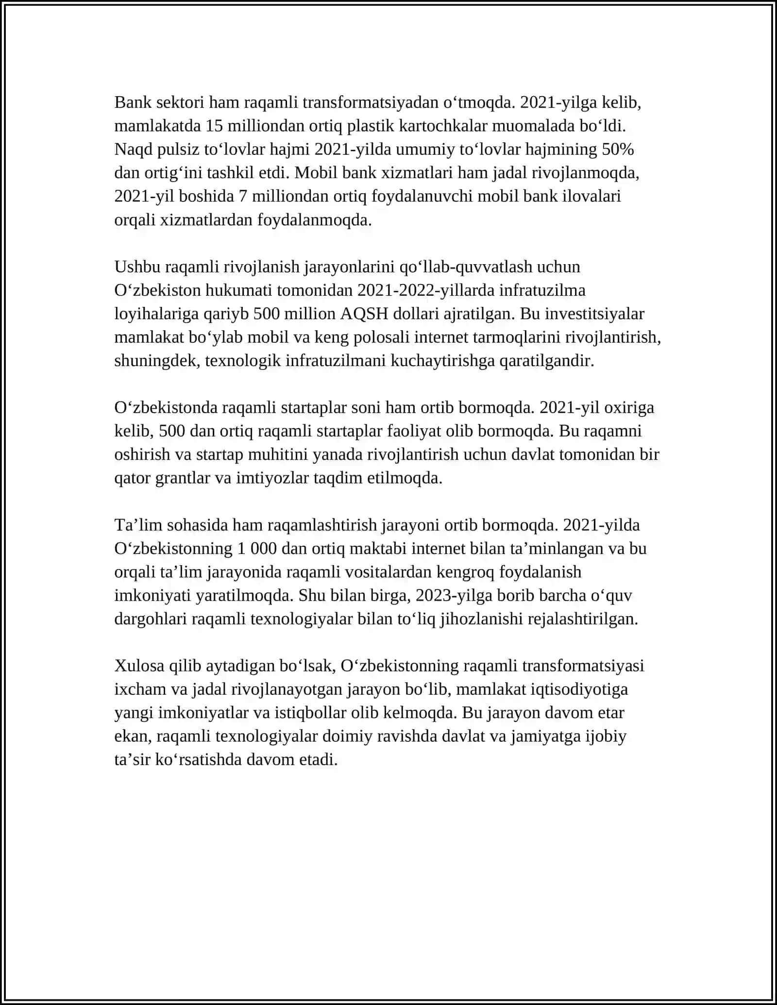 FARGʻONA DAVLAT UNIVERSITETI IQTISODIYOT KONFERENSIYASI 4