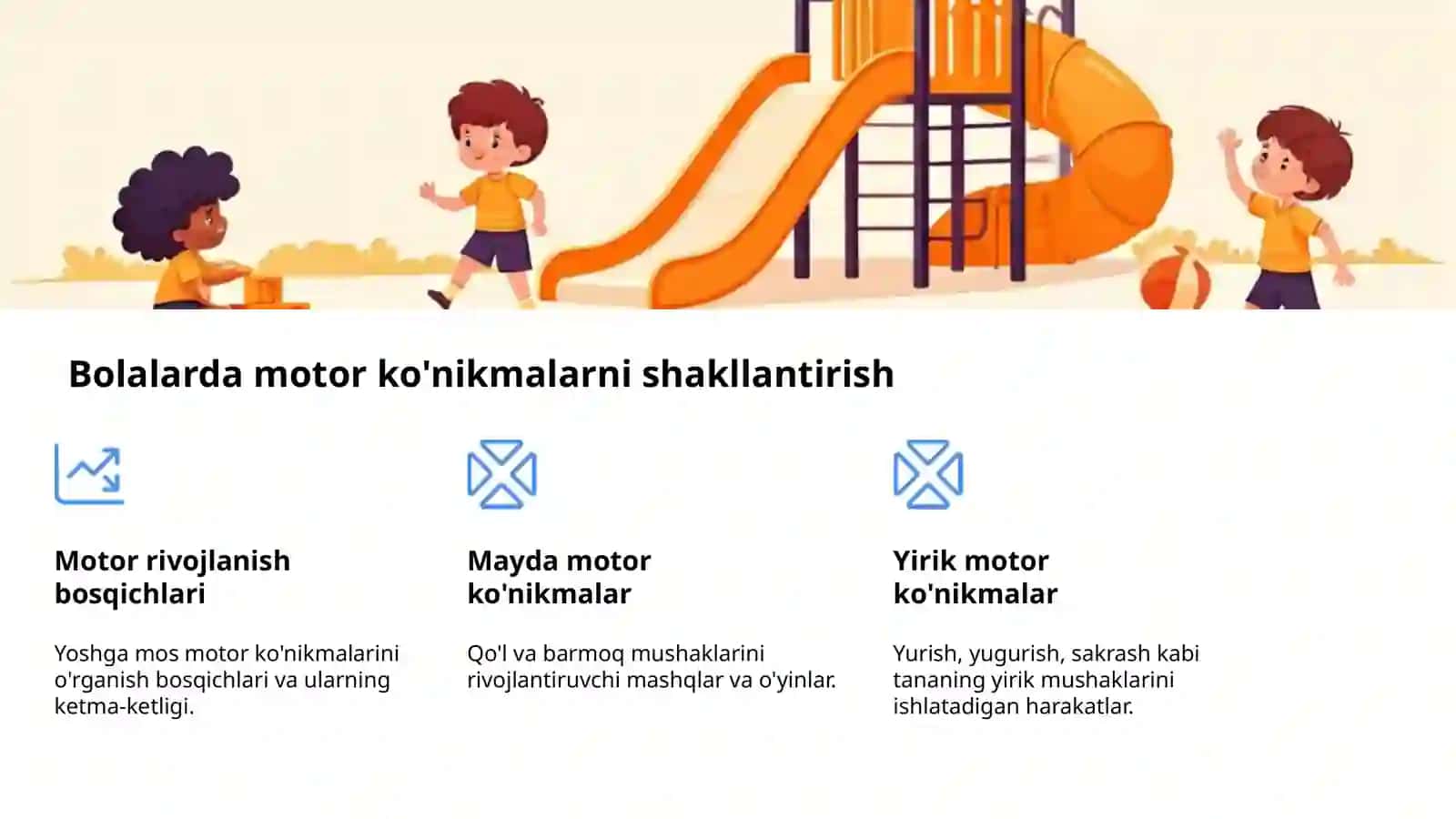 Kichkintoylar jismoniy tarbiyasi shakllari 4
