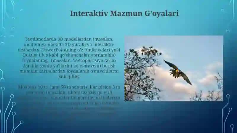 MS Powerpointda oʻrgatuvchi-interaktiv taqdimotlar yaratish 4