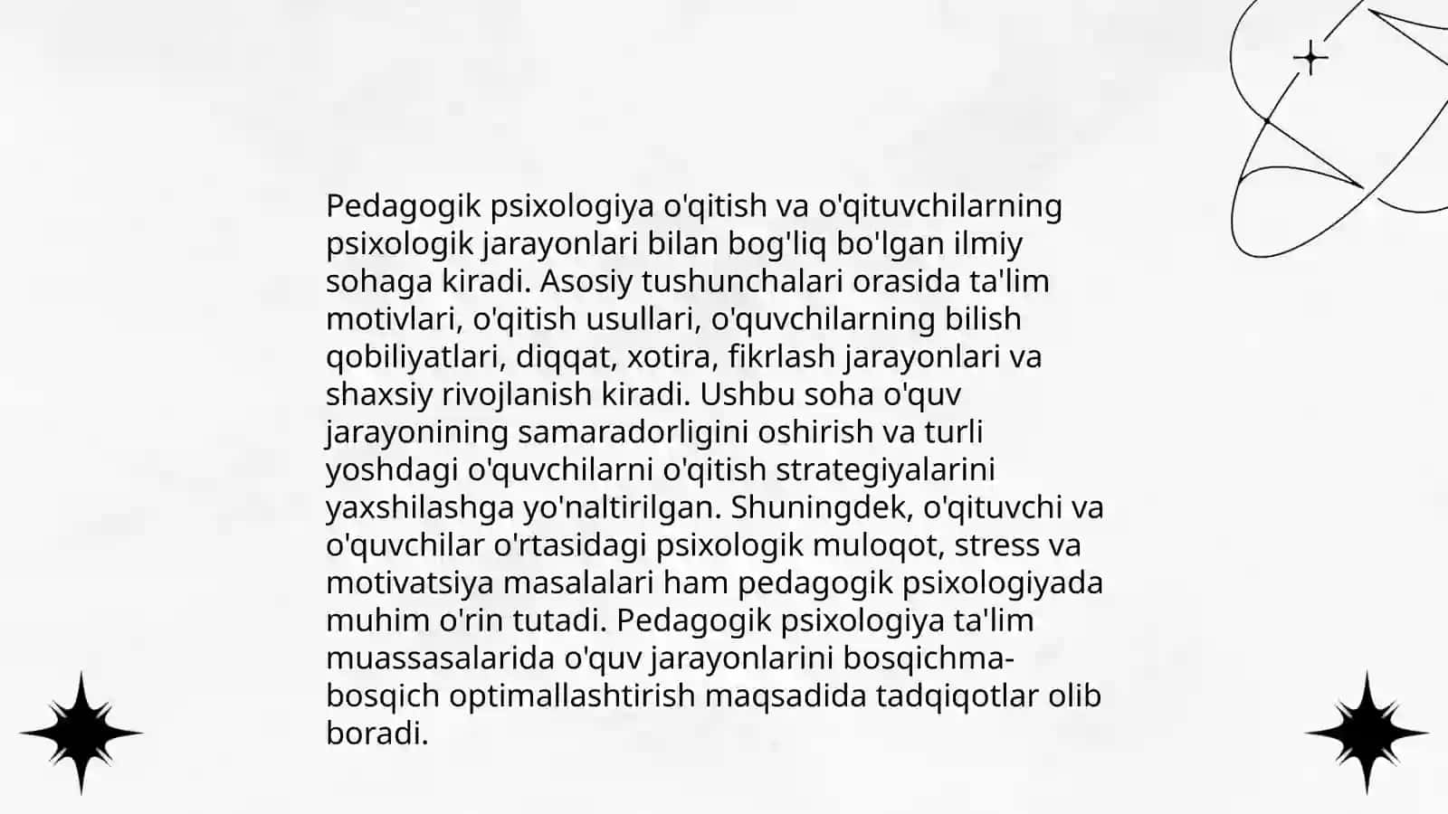 Yosh va pedagogik psixologiyaning oʻqituvchi faoliyatida tutgan oʻrni 4