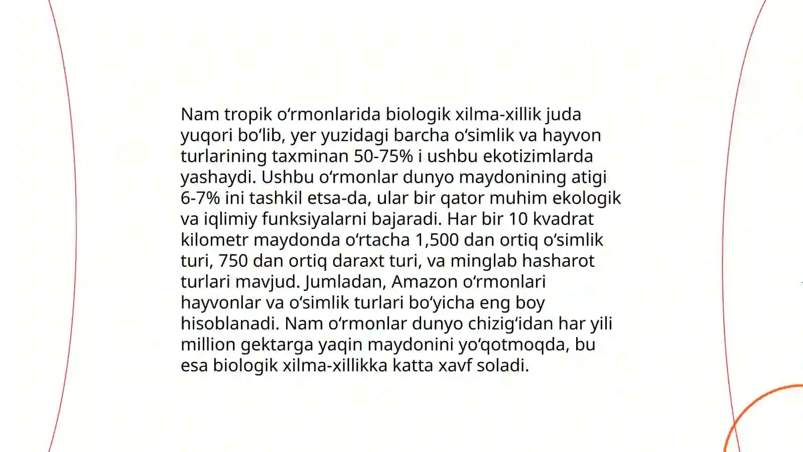 Iqlim mintaqalari kesimida tabiat zonalarida tirik organizmlarning tarqalishi va yashash sharoiti 4
