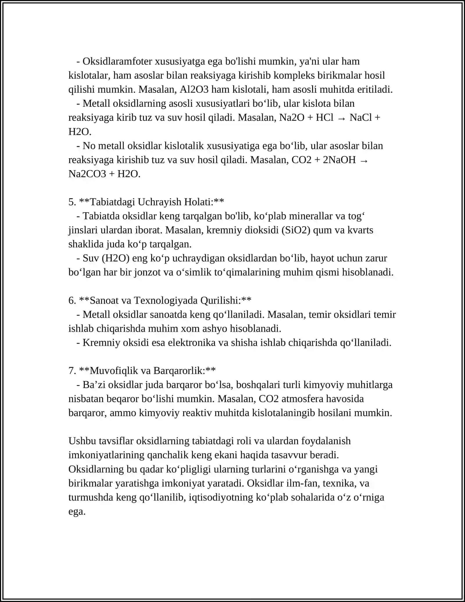 OKSIDLAR VA GIDROKSIDLAR ULARNING SINFLARI VA MINERALLARI 4