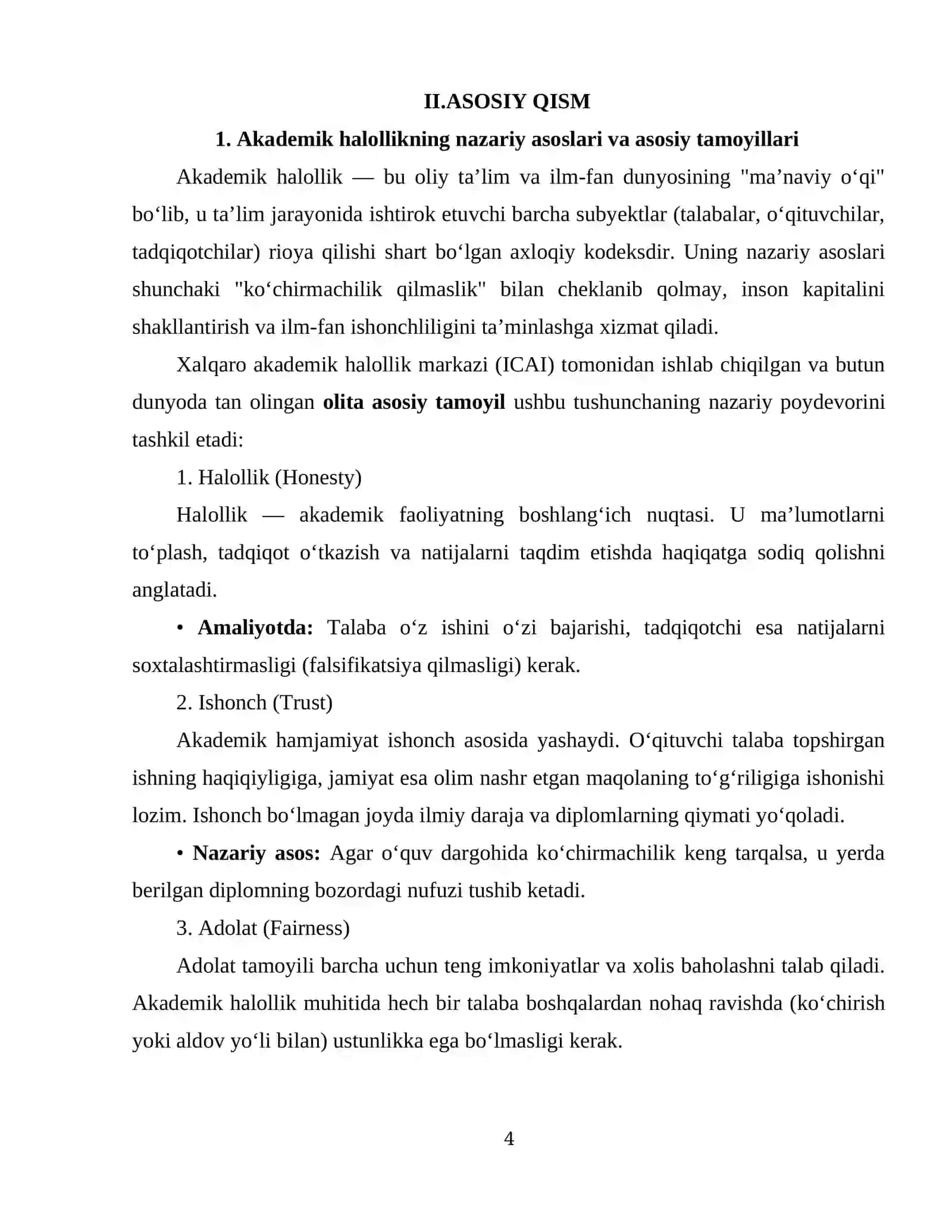 Akademik halollik va plagiat muammosi 4